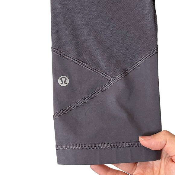 Lululemon Pace Rival Crop 22in Leggings Moonphase Luxtreme Pockets Womens Size 6 - Picture 9 of 12
